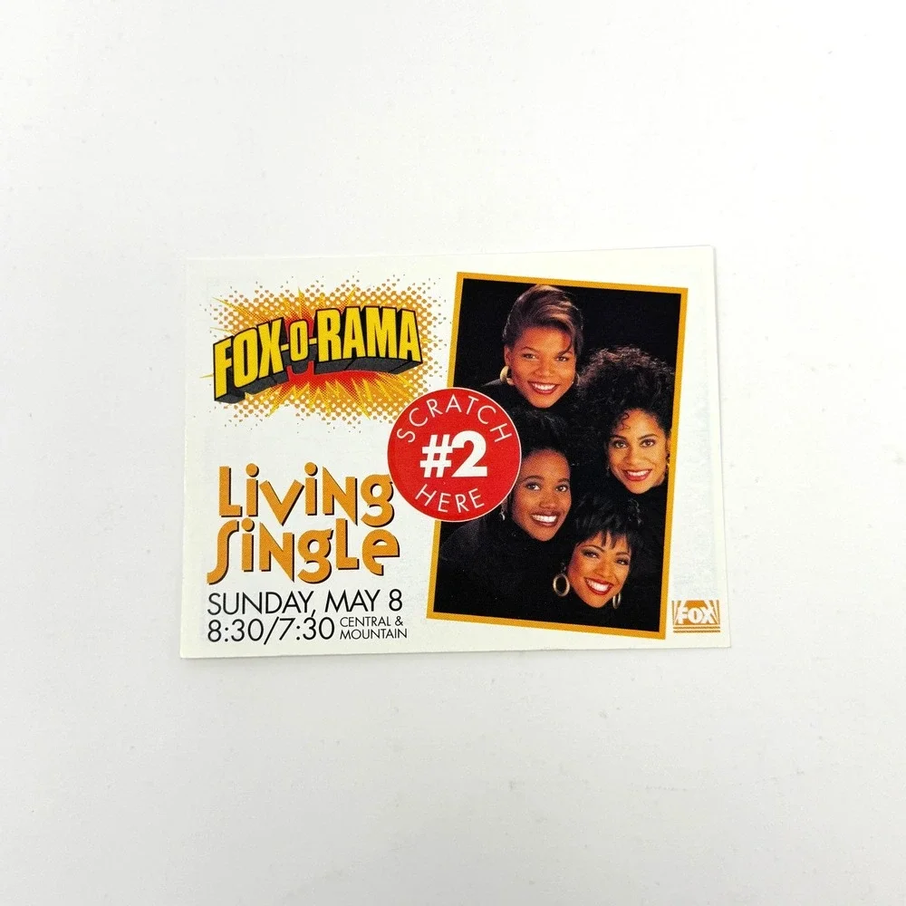 1994 Fox-O-Rama Scratch Sniff Card Set Living Single Revenge Nerds 3D Glasses